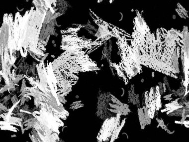 Soyut Başlık Deseni. Yatay Şablon için Siyah ve Beyaz Arkaplanda Sevimli Büyük Moda Geometrik Kusursuz Desen. Büyük Çağdaş Asgari Yazdırma. Sanatsal Başlık Deseni.