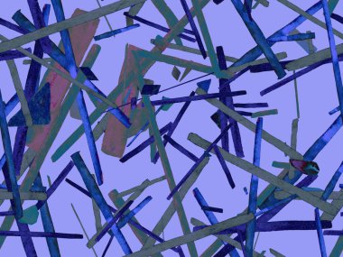 Bauhaus Kusursuz Düzen. Suluboya Geometrik İndigo, Mavi Çizgiler Tasarımı. Sanat Organik Geo Arkaplanı. Büyük Moda Asgari Baskı. Moda Eğlencesi Soyut Boyası Suluboya Renk Çizgileri.