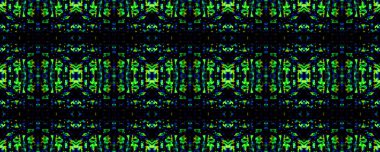 Yılan Derisi Rastgele Doku. Suluboya Etnik Tasarım. Boya fırçası Python arka planı. Sembol geometrik mayo deseni. Etnik Kusursuz Düzen. Turkuaz ve siyah Eğlence Dikdörtgeni İkat Uyumluluğu.