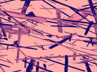 Bauhaus Kusursuz Düzen. Suluboya Geometrik Kırmızı Pembe Çizgiler Tasarımı. Sanat Organik Geo Arkaplanı. Büyük Modern Asgari Baskı. Moda Eğlencesi Soyut Boyası Suluboya Renk Çizgileri.