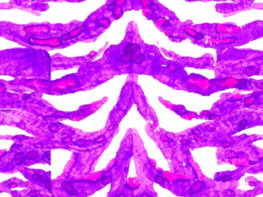 Afrika deseni. Çizgili, kusursuz desen. Geometrik hayvan dokusu. Zebra Deri İzi. Hayvan kamuflajı arka planı. Proton Mor Suluboya Kamuflaj Tasarımı. Soyut Safari Döşemesi.