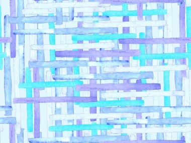 Bauhaus Kusursuz Düzen. Suluboya Geometrik İndigo, Mavi Çizgiler Tasarımı. Sanat Organik Geo Arkaplanı. Büyük Yaratıcı Asgari Yazdırma. Moda Eğlencesi Soyut Boyası Suluboya Renk Çizgileri.