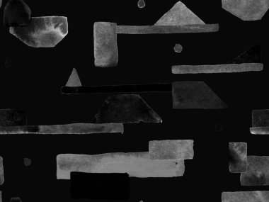 Bauhaus Kusursuz Düzen. Suluboya Geometrik Siyah ve Beyaz Çizgiler Tasarımı. Sanat Organik Geo Arkaplanı. Büyük Çağdaş Küçük Yazdırma. Moda Eğlencesi Soyut Boyası Suluboya Renk Çizgileri.