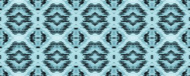 Navy Blue ve Indigo Ikat Deseni. Suluboya El Çizilmiş Batik. Yaratıcı Navajo Ikat Geçmişi. Allover Cotton Mayo Tasarımı. Geo Ogee Tile. Aztek Geometrik Tekstil Yazdırma. Ogee Kusursuz Doku.