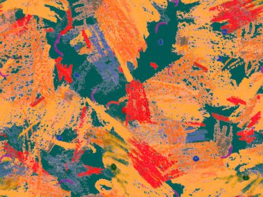 Güzel pastel boya dokusu. Kırmızı, Yeşil, Mavi Yatay Şablon Üzerine Şirin Büyük Moda Geometrik Kusursuz Desen. Büyük Yaratıcı Asgari Yazdırma. Moda Boya Dokusu.