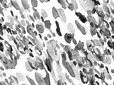 Siyah ve Beyaz Leopar desensiz. Suluboya El Çita Yazısı. Vahşi Cilt Egzotik Doku. Geometrik Kürk arka planı. Leopar ve Jaguar Deri. Suluboya El Boyalı Cilt Deseni.