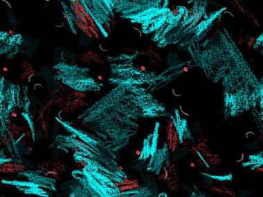Modern Yazı Başlığı. Şirin Büyük Sanatsal Geometrik Mavide Kusursuz Desen Yatay Şablon için İndigo Arkaplanı. Büyük Moda Asgari Baskı. Tebeşir Yazı Başlığı.