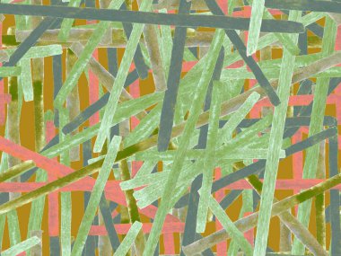 Bauhaus Kusursuz Düzen. Suluboya Geometrik Yeşil Teal Çizgileri Tasarımı. Sanat Organik Geo Arkaplanı. Büyük Moda Asgari Baskı. Moda Eğlencesi Soyut Boyası Suluboya Renk Çizgileri.