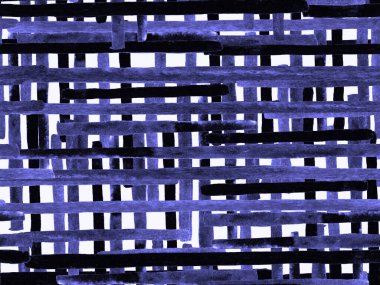 Bauhaus Kusursuz Düzen. Suluboya Geometrik İndigo, Mavi Çizgiler Tasarımı. Sanat Organik Geo Arkaplanı. Büyük Modern Asgari Baskı. Moda Eğlencesi Soyut Boyası Suluboya Renk Çizgileri.