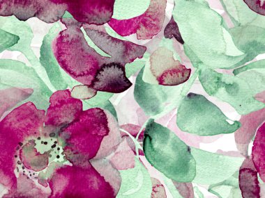 Suluboya Güller, Şakayık ve Yapraksız Kalıp. Egzotik Mayo Tasarımı. Hawaii Kova Parmak izi. Klasik Peonie Eco Rapport. Yaz Çiçeği Arkaplanı. Botanik Çiçek İllüstrasyonu.