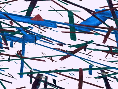 Bauhaus Kusursuz Düzen. Suluboya Geometrik İndigo, Mavi Çizgiler Tasarımı. Sanat Organik Geo Arkaplanı. Büyük Olağandışı Asgari Parmak izi. Moda Eğlencesi Soyut Boyası Suluboya Renk Çizgileri.