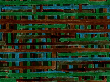 Bauhaus Kusursuz Düzen. Suluboya Geometrik Yeşil Teal Çizgileri Tasarımı. Sanat Organik Geo Arkaplanı. Büyük Olağandışı Asgari Parmak izi. Moda Eğlencesi Soyut Boyası Suluboya Renk Çizgileri.