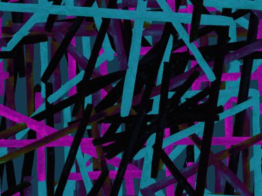 Bauhaus Kusursuz Düzen. Suluboya Geometrik İndigo, Mavi Çizgiler Tasarımı. Sanat Organik Geo Arkaplanı. Büyük Olağandışı Asgari Parmak izi. Moda Eğlencesi Soyut Boyası Suluboya Renk Çizgileri.