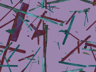 Bauhaus Kusursuz Düzen. Suluboya Geometrik Mor Çizgiler Tasarımı. Sanat Organik Geo Arkaplanı. Büyük Modern Asgari Baskı. Moda Eğlencesi Soyut Boyası Suluboya Renk Çizgileri.