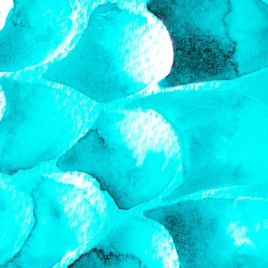 Turkuaz Mavi Yılan Tasarımı. Suluboya El Çizilmiş Piton Yazısı. Kobra Derisi Egzotik Doku. Geometrik Yılan Arkaplanı. Zehir ve Yılan derisi. Suluboya El Boyalı Arkaplan.