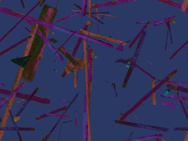 Bauhaus Kusursuz Düzen. Suluboya Geometrik İndigo, Mavi Çizgiler Tasarımı. Sanat Organik Geo Arkaplanı. Büyük Yaratıcı Asgari Baskı. Moda Eğlencesi Soyut Boyası Suluboya Renk Çizgileri.