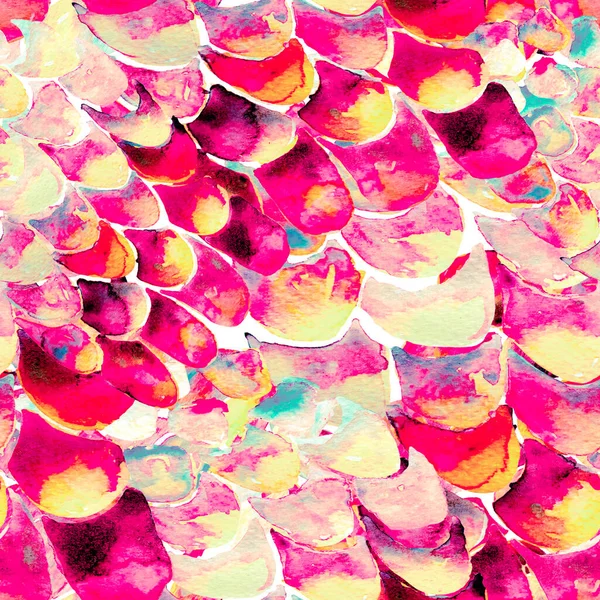 Terracotta Kırmızı Yılan Kusursuz Şablon. Suluboya El Çizilmiş Piton Yazısı. Kobra Derisi Egzotik Doku. Geometrik Yılan Arkaplanı. Zehir ve Yılan derisi. Suluboya El Boyalı Döşeme Deseni.