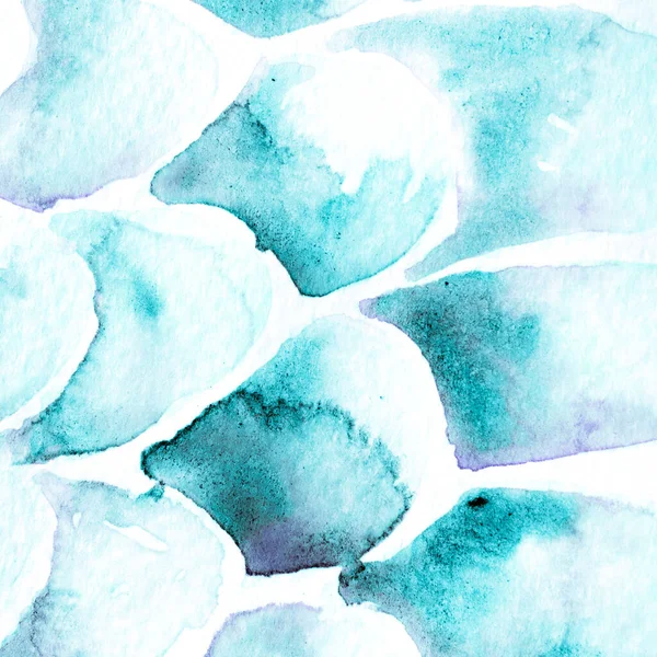 Turkuaz Mavi Yılan Tasarımı. Suluboya El Çizilmiş Piton Yazısı. Kobra Derisi Egzotik Doku. Geometrik Yılan Arkaplanı. Zehir ve Yılan derisi. Suluboya El Boyalı Arkaplan.