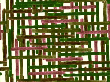 Bauhaus Kusursuz Düzen. Suluboya Geometrik Yeşil Teal Çizgileri Tasarımı. Sanat Organik Geo Arkaplanı. Büyük Sanatsal Asgari Baskı. Moda Eğlencesi Soyut Boyası Suluboya Renk Çizgileri.