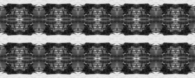 Navy Blue ve Indigo Aztec Geometric Tekstil Baskısı. Ogee Kusursuz Doku. Suluboya El Çizilmiş Batik. Yaratıcı Navajo Ikat Geçmişi. Allover Cotton Mayo Tasarımı. Geo Ogee Tile. Ikat Deseni.