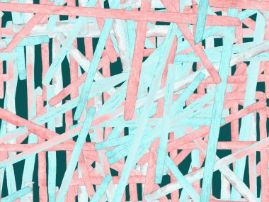 Bauhaus Kusursuz Düzen. Suluboya Geometrik Kırmızı Pembe Çizgiler Tasarımı. Sanat Organik Geo Arkaplanı. Büyük Sanatsal Asgari Baskı. Moda Eğlencesi Soyut Boyası Suluboya Renk Çizgileri.