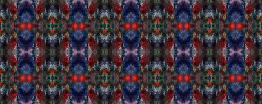 Suluboya Etnik Tasarım. Siyah, Kırmızı, Bej ve Mavi Geleneksel Spalier dokusu. Dikdörtgen Coğrafi Uyum. Etnik Kusursuz Düzen. Kilim Yerlilerinin Geçmişi. Ikat Geometrik Mayo Deseni.