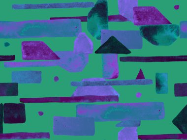 Bauhaus Kusursuz Düzen. Suluboya Geometrik Yeşil Teal Çizgileri Tasarımı. Sanat Organik Geo Arkaplanı. Büyük Çağdaş Küçük Yazdırma. Moda Eğlencesi Soyut Boyası Suluboya Renk Çizgileri.