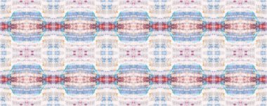 Etnik Kusursuz Düzen. Eğlenceli Dikdörtgen İkat Uyumu. Suluboya Etnik Tasarım. Boya fırçası Python arka planı. Sembol geometrik mayo deseni. Yılan Derisi Rastgele Doku. Kırmızı, bej ve mavi