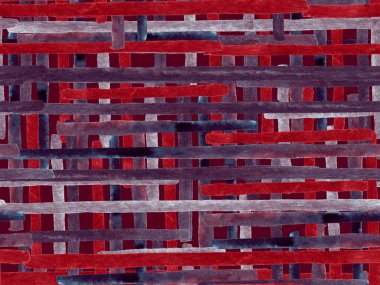 Bauhaus Kusursuz Düzen. Suluboya Geometrik Kırmızı Pembe Çizgiler Tasarımı. Sanat Organik Geo Arkaplanı. Büyük Yaratıcı Asgari Yazdırma. Moda Eğlencesi Soyut Boyası Suluboya Renk Çizgileri.