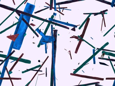 Bauhaus Kusursuz Düzen. Suluboya Geometrik İndigo, Mavi Çizgiler Tasarımı. Sanat Organik Geo Arkaplanı. Büyük Olağandışı Asgari Parmak izi. Moda Eğlencesi Soyut Boyası Suluboya Renk Çizgileri.