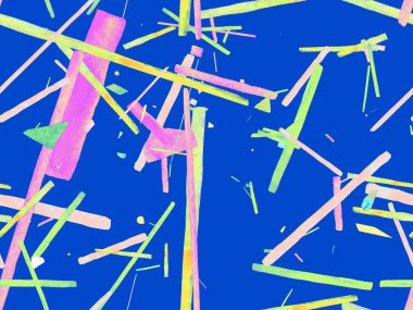 Bauhaus Kusursuz Düzen. Suluboya Geometrik İndigo, Mavi Çizgiler Tasarımı. Sanat Organik Geo Arkaplanı. Büyük Çağdaş Küçük Yazdırma. Moda Eğlencesi Soyut Boyası Suluboya Renk Çizgileri.