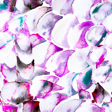 Lavanta Mor Yılan Kusursuz Şablon. Suluboya El Çizilmiş Piton Yazısı. Kobra Derisi Egzotik Doku. Geometrik Yılan Arkaplanı. Zehir ve Yılan derisi. Suluboya El Boyalı Döşeme Deseni.