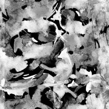 Fırça darbeleri. Tek renkli suluboya geometri baskısı. Pastel suluboya arka plan. El çizimi soyut sanat çizgisi. Tekrar eden mayo desenli. Fırça izi.