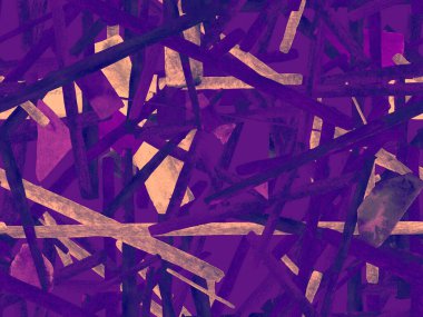 Bauhaus Kusursuz Düzen. Suluboya Geometrik Mor Çizgiler Tasarımı. Sanat Organik Geo Arkaplanı. Büyük Moda Asgari Baskı. Moda Eğlencesi Soyut Boyası Suluboya Renk Çizgileri.