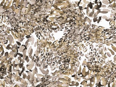 Siyah ve Beyaz Leopar desensiz. Suluboya El Çita Yazısı. Vahşi Cilt Egzotik Doku. Geometrik Kürk arka planı. Leopar ve Jaguar Deri. Suluboya El Boyalı Cilt Deseni.