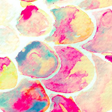 Pembe Kırmızı Yılan Tasarımı. Suluboya El Çizilmiş Piton Yazısı. Kobra Derisi Egzotik Doku. Geometrik Yılan Arkaplanı. Zehir ve Yılan derisi. Suluboya El Boyalı Arkaplan.