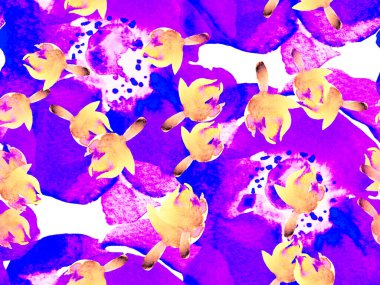 Egzotik Mayo Tasarımı. Hawaii Kova Parmak izi. Suluboya Güller, Şakayık ve Yapraksız Kalıp. Yaz Çiçeği Arkaplanı. Botanik Çiçek İllüstrasyonu. Vintage Peonie Eko Uyum. 