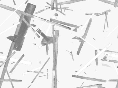 Bauhaus Kusursuz Düzen. Suluboya Geometrik Siyah ve Beyaz Çizgiler Tasarımı. Sanat Organik Geo Arkaplanı. Büyük Modern Asgari Baskı. Moda Eğlencesi Soyut Boyası Suluboya Renk Çizgileri.