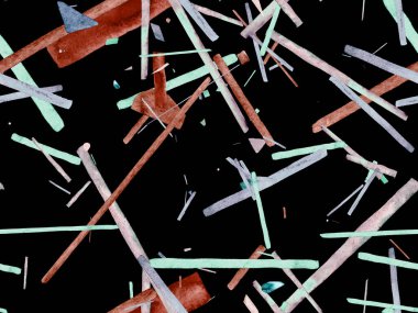 Bauhaus Kusursuz Düzen. Suluboya Geometrik İndigo, Mavi Çizgiler Tasarımı. Sanat Organik Geo Arkaplanı. Büyük Olağandışı Asgari Parmak izi. Moda Eğlencesi Soyut Boyası Suluboya Renk Çizgileri.