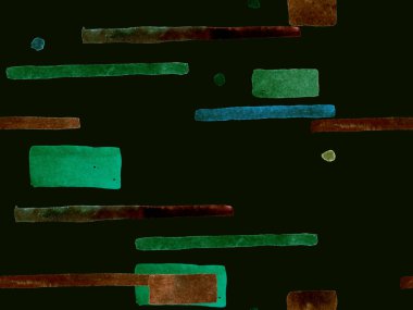 Bauhaus Kusursuz Düzen. Suluboya Geometrik Yeşil Teal Çizgileri Tasarımı. Sanat Organik Geo Arkaplanı. Büyük Yaratıcı Asgari Baskı. Moda Eğlencesi Soyut Boyası Suluboya Renk Çizgileri.