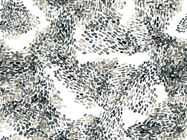 Siyah ve Beyaz Leopar desensiz. Suluboya El Çita Yazısı. Vahşi Cilt Egzotik Doku. Geometrik Kürk arka planı. Leopar ve Jaguar Deri. Suluboya El Boyalı Cilt Deseni.