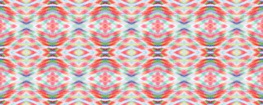 Suluboya Etnik Tasarım. Boyalı fırça Aztek arka planı. Kilim Rastgele Halı dokusu. Sembol geometrik mayo deseni. Mavi, Gri, Kırmızı Pastel Eğlenceli Dikdörtgen İkat İlişkisi. Etnik Kusursuz Desen.