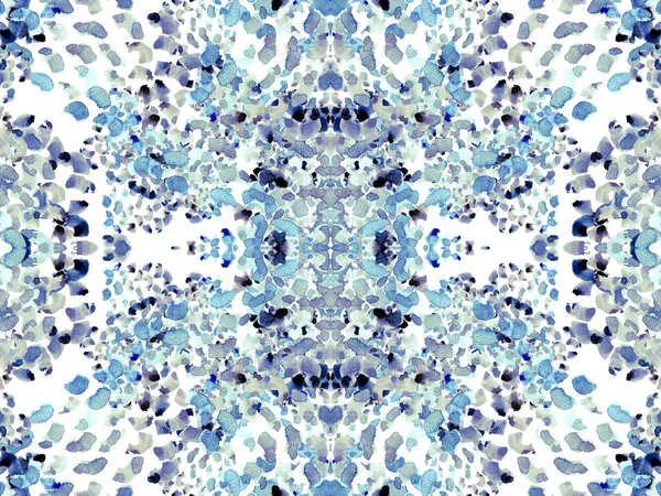 Mavi leopar desensiz Indigo deniz mavisi. Suluboya El Çita Yazısı. Vahşi Cilt Egzotik Doku. Geometrik Kürk arka planı. Leopar ve Jaguar Deri. Suluboya El Boyalı Cilt Deseni.