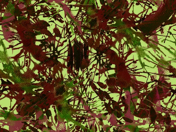 Tehlike izi yok. Yeşil suluboya fırça darbesi grunge tasarımı. Suluboya soyut sıçrama boyası tasarımı. Elle çizilmiş mürekkep lekeleri. Toprak sıçrama deseni. Sıvı damlayan fırça sonsuz iz.