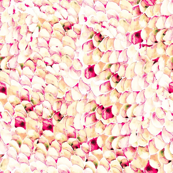 Terracotta Kırmızı Yılan Kusursuz Şablon. Suluboya El Çizilmiş Piton Yazısı. Kobra Derisi Egzotik Doku. Geometrik Yılan Arkaplanı. Zehir ve Yılan derisi. Suluboya El Boyalı Döşeme Deseni.