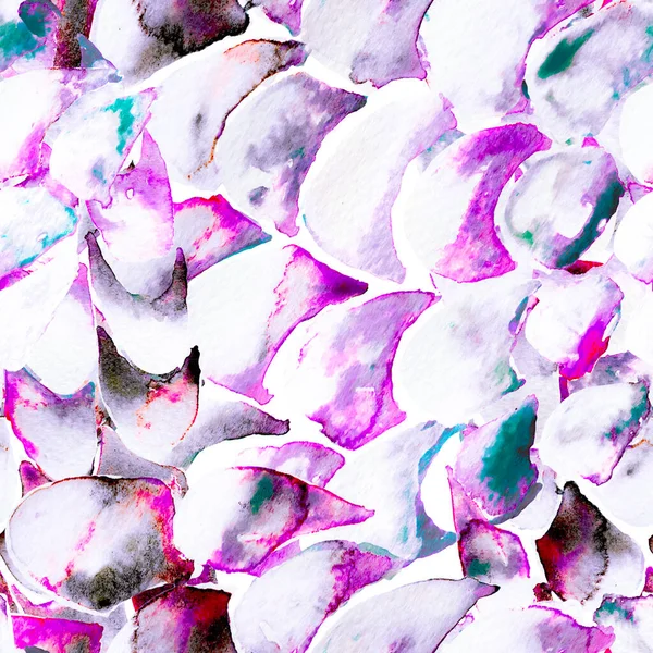 Lavanta Mor Yılan Kusursuz Şablon. Suluboya El Çizilmiş Piton Yazısı. Kobra Derisi Egzotik Doku. Geometrik Yılan Arkaplanı. Zehir ve Yılan derisi. Suluboya El Boyalı Döşeme Deseni.