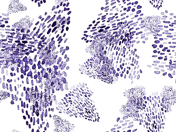 Çivit mavisi, kusursuz hayvan deseni. Suluboya el izi. Afrika egzotik kamuflajı. Geometrik suluboya arka plan. Vahşi hayvan kürkü dokusu. Suluboya El Boyalı Cilt Deseni.