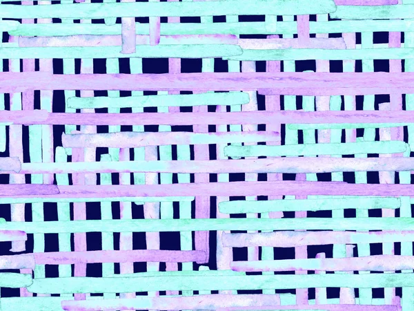 Bauhaus Kusursuz Düzen. Suluboya Geometrik İndigo, Mavi Çizgiler Tasarımı. Sanat Organik Geo Arkaplanı. Büyük Moda Asgari Baskı. Moda Eğlencesi Soyut Boyası Suluboya Renk Çizgileri.