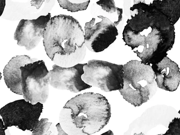 Çiçek Ayurveda deseni. Canlı Sakura ve Jasmine Print. Biyo Jasmin Kusursuz Şablon. Yaz Vintage Arkaplanı. Tek Renkli ve Gri tonlu Suluboya Turuncu Çiçek ve Yapraklar.