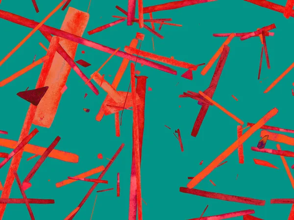 Bauhaus Kusursuz Düzen. Suluboya Geometrik Yeşil Teal Çizgileri Tasarımı. Sanat Organik Geo Arkaplanı. Büyük Çağdaş Asgari Yazdırma. Moda Eğlencesi Soyut Boyası Suluboya Renk Çizgileri.